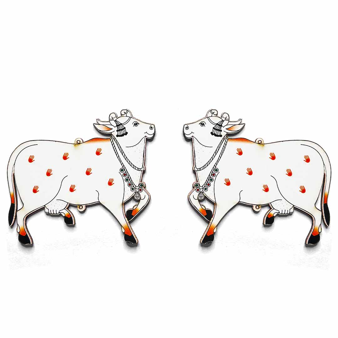 Pichwai Cow Mdf Set Of 6 | Pichwai Art | Pichwai Cow  | Art Craft | Adikala Craft Store | pichwai cow | pichwai cow painting | pichwai cow drawing |  e cowhide |  pichwai cow | cutout 7 cow |  sketch pichwai | cow drawing | pichwai cow hanging