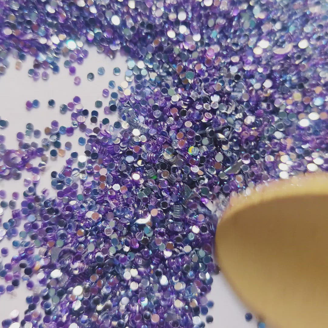 Purple & Silver Mini Glitter (PG1)