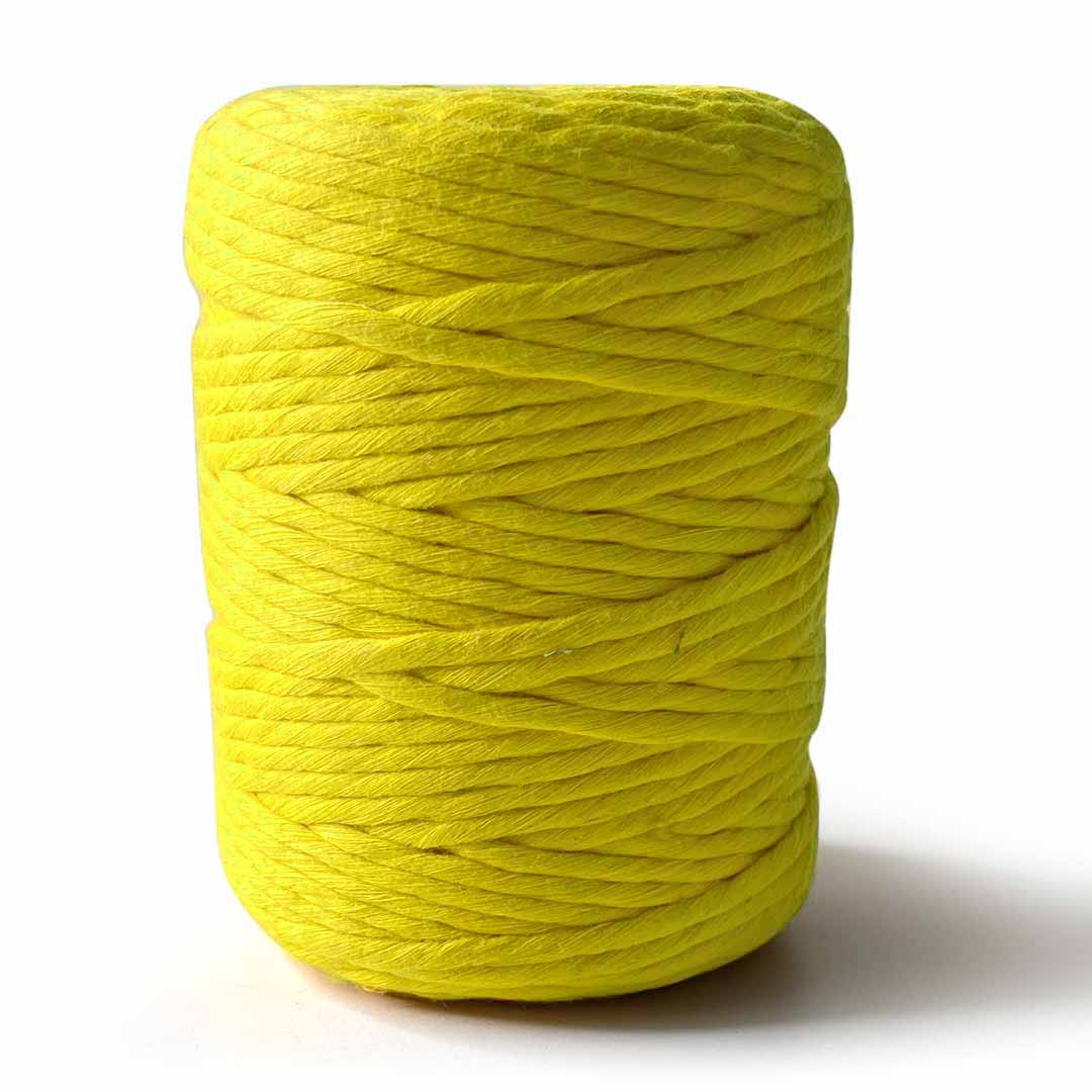 Yellow - 4 mm Single Strand Macrame Cord