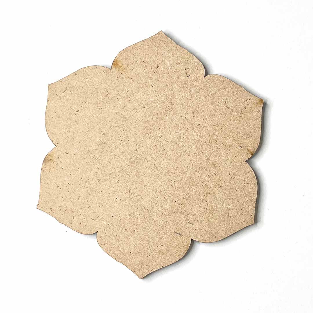 Floral Mdf Base Set of 6 | Floral MDF | MDF Base | Adikala Craft Store | Art Craft | Craft | MDF | DEcoration | Projects | Design