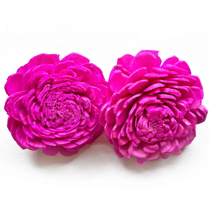 Rani Pink Sola Wood Flower Pack of 10 | Rani Pink Sola Wood Flower | Rani Pink Sola | Art Craft | Adikala Craft Store | Sola Wood