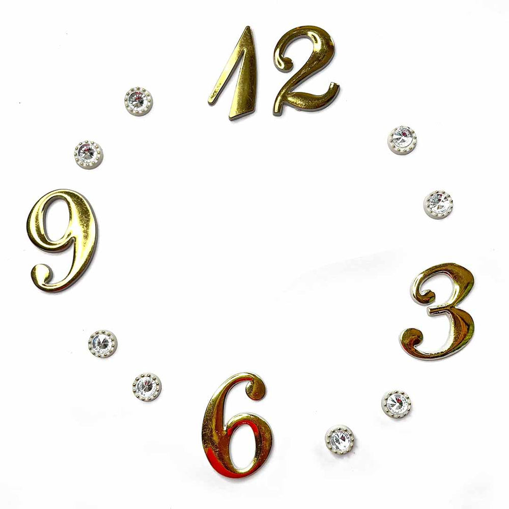 Golden Color & Jarkan Luxury Wall Clock Numbers | Clock Numbers | Wall Clock | Jarkan Luxury | Golden Color | wall Art | Art Craft | Decoration Craft | indian Home | Decoration | Project Making | online Art | Design | Beautiful | Adikala | Adikala Craft Store