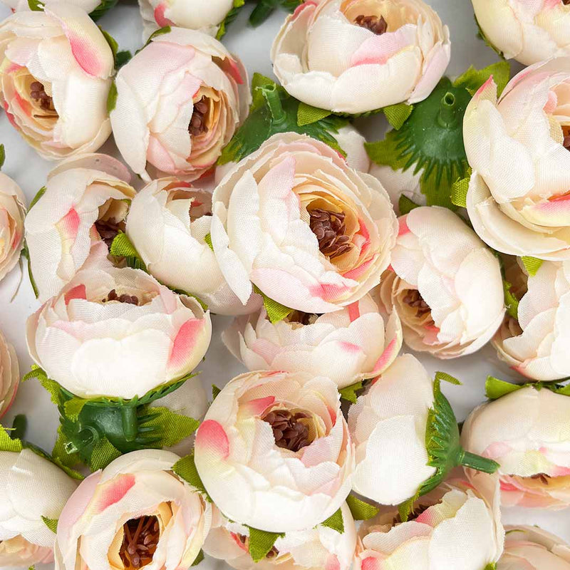 Peach Peony Buds Pack of 25 (1.5" Inches)