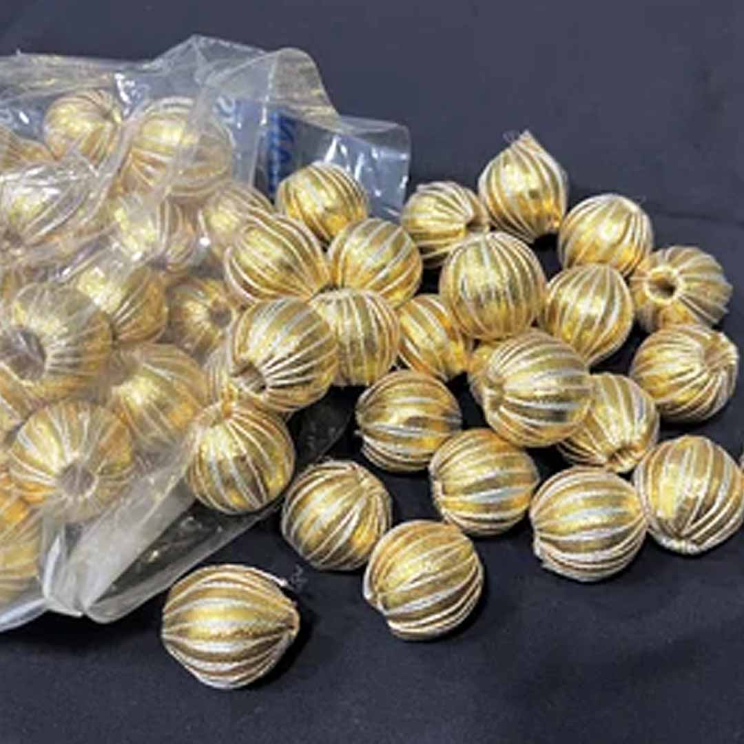 Big Size Gota Beads Pack Of 20 | Beads pack | Decoration Beads | Craft | Art | Hobby Craft | India | Delhi | Rajasthan | Pichwai | Women | Latkan | hanging Gota beads 